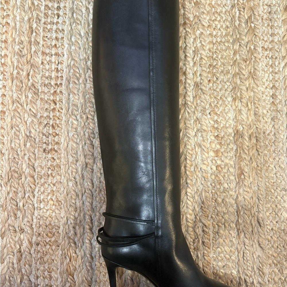 DOROTHEE SCHUMACHER
On Point Leather Knee-high Boots In Schwar - Picture 4 of 11